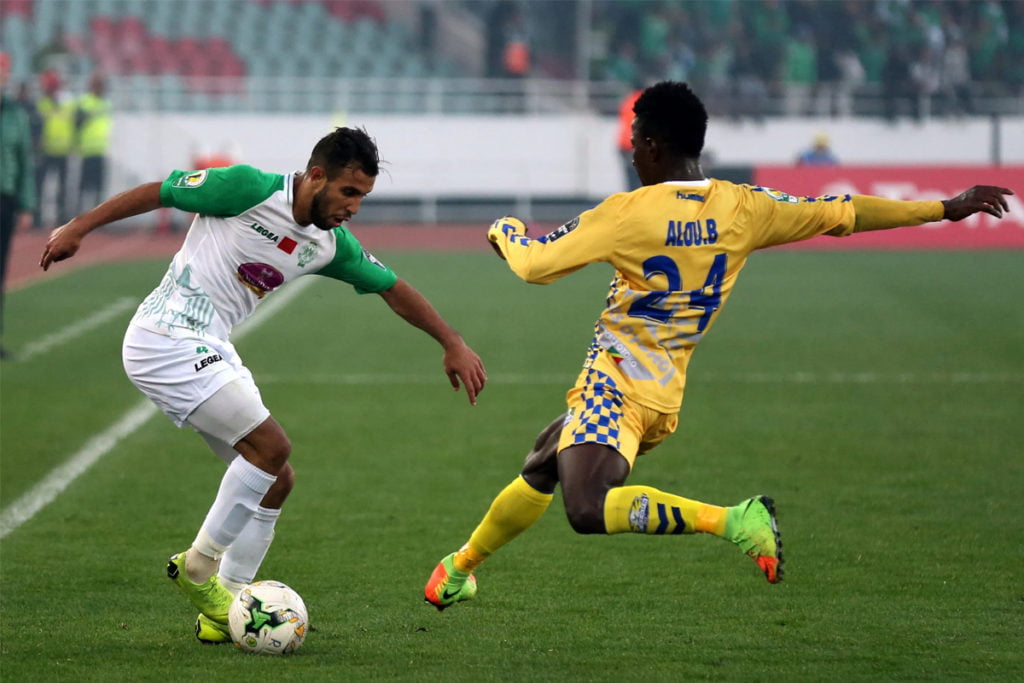 الرجاء البيضاوي يكتفي بالتعادل مع ضيفه أوتوهو الكونغولي