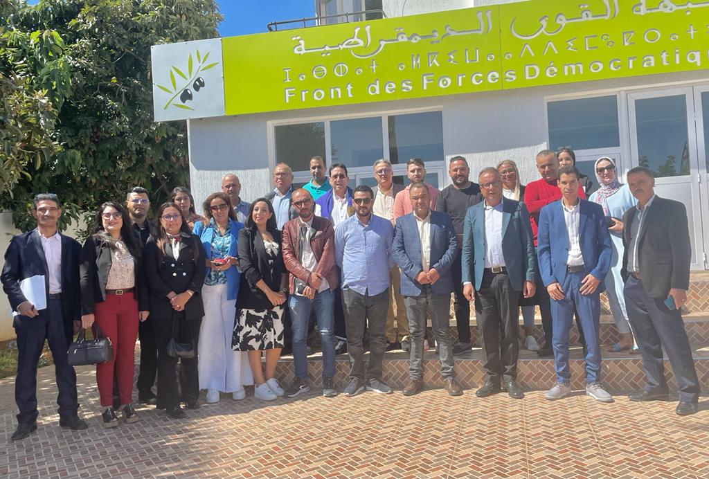 بلاغ مشترك للمكتب السياسي لحزب جبهة القوى الديمقراطية و الكتابة الوطنية لشبيبة الحزب مبادرات الشباب المغربي.