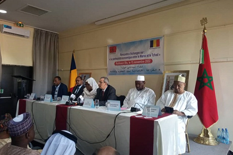 سفير المغرب لدى تشاد يجري لقاء تبادلي حول الشراكة الاقتصادية بين المغرب وتشاد