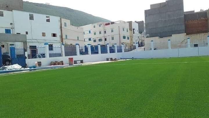 إنجاز ملعب لكرة القدم معشوشب بمواصفات حديثة بجماعة سيدي عبلا اوبلعيد