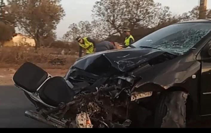“جماعة متوح حادثة سير مميتة على مستوى الطريق الوطنية دوار الطواهرة