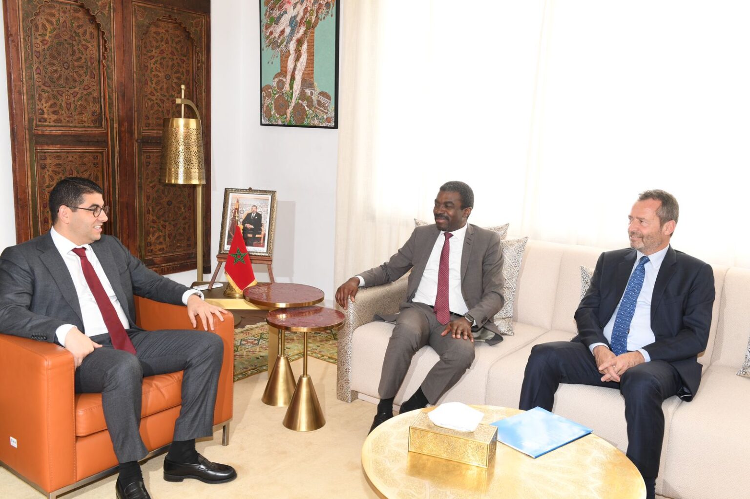 بنسعيد يستقبل مدير التراث العالمي بمنظمة اليونسكو