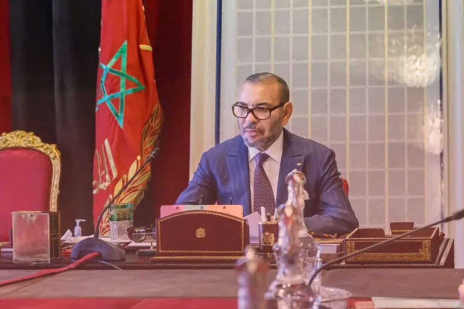 جلالة الملك محمد السادس يتتبع تقدم أشغال المركب المينائي والصناعي “الناظور غرب المتوسط”